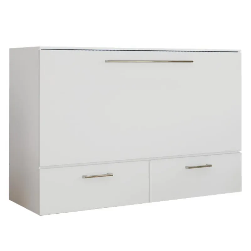 Queen Cabinet Bed with 6.5-inch Mattress -