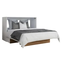Queen Cabinet Bed with 6.5-inch Mattress -