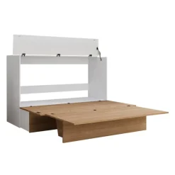 Queen Cabinet Bed with 6.5-inch Mattress -