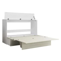 Queen Cabinet Bed with 6.5-inch Mattress -