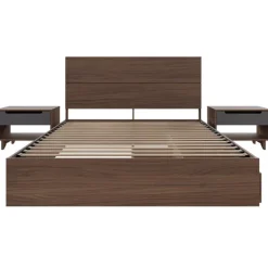 Nexera Queen 3-Drawer Storage Bedroom Set (60