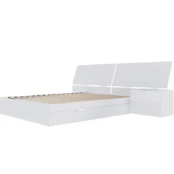 Nexera Queen 2-Drawer Storage Bedroom Set (60