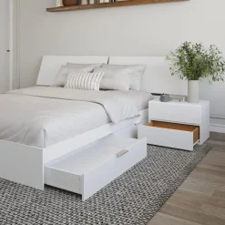 Nexera Queen 2-Drawer Storage Bedroom Set (60