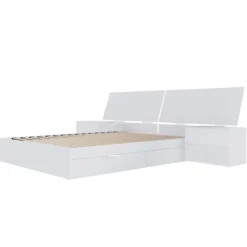 Nexera Queen 2-Drawer Storage Bedroom Set (60