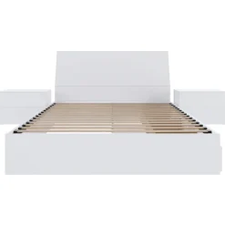 Nexera Queen 3-Drawer Storage Bedroom Set (60