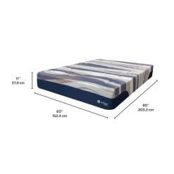 ZedBed Queen Firm Mattress with Pocket Coils - 60"