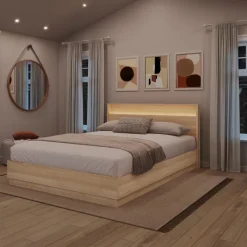 Nexera Queen Headboard with Integrated Lighting -