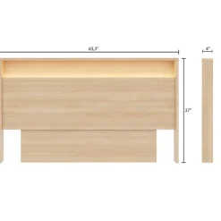 Nexera Queen Headboard with Integrated Lighting -