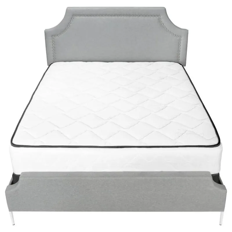 Monarch Queen Linen Bed with Headboard (60") -