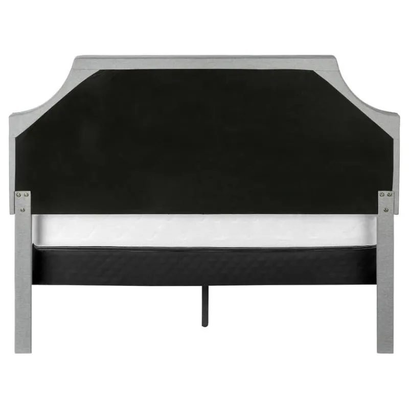 Monarch Queen Linen Bed with Headboard (60") -