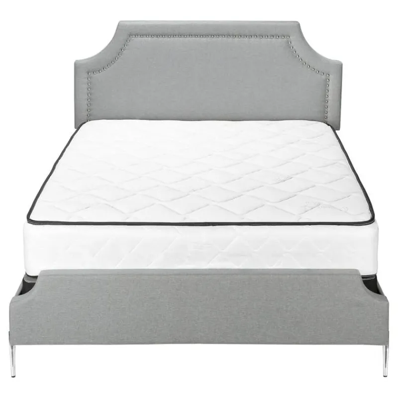 Monarch Queen Linen Bed with Headboard (60") -