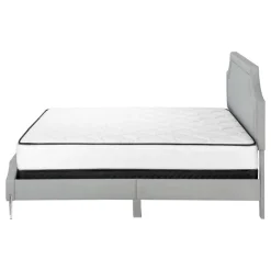 Monarch Queen Linen Bed with Headboard (60