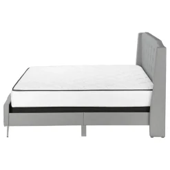 Monarch Queen Linen Bed with Headboard (60") -