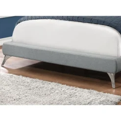 Monarch Queen Linen Bed with Headboard (60") -