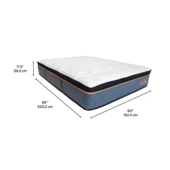 Dreamstar Queen Medium-Firm Mattress-in-a-Box with Pocket Coils- 60"
