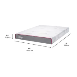 LOOP Queen Medium-Firm Memory Foam Mattress-in-a-Box for RVs – 60