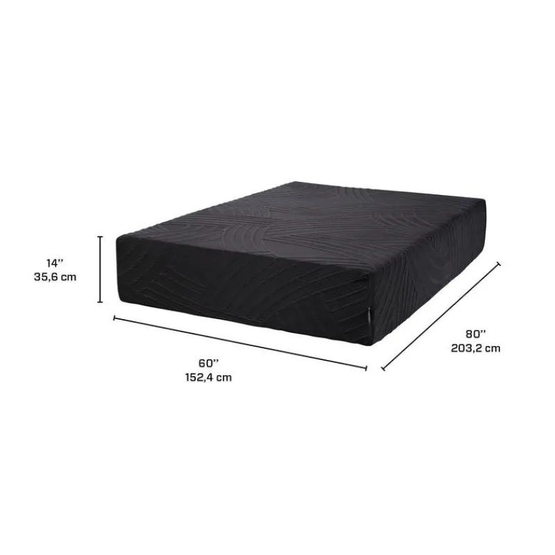 Dreamstar Queen Medium-Firm Memory Foam Mattress-in-a-Box - 60"