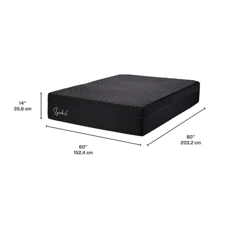 Dreamstar Queen Medium-Firm Memory Foam Mattress-in-a-Box - 60"