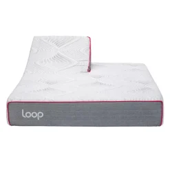LOOP Queen Medium-Firm Split-Head Memory FoamMattress-in-a-Box - 60