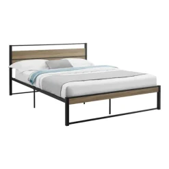 Monarch Queen Metal Bed with Headboard (60