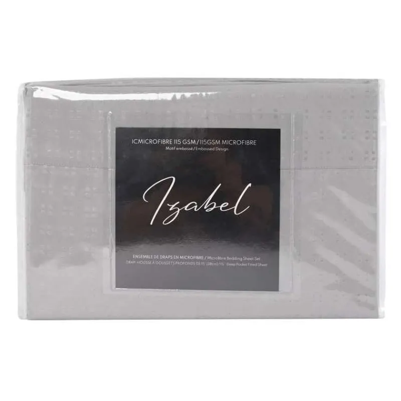 Queen Microfibre Bed Sheet Set -