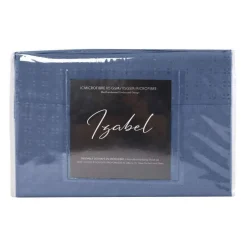Queen Microfibre Bed Sheet Set - Blue