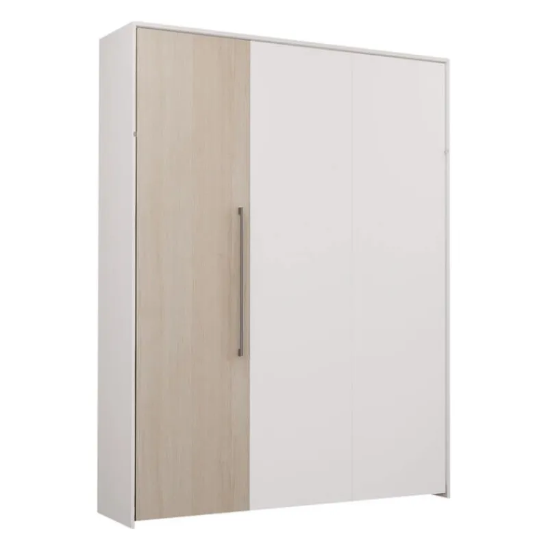 Queen Murphy Bed - White &