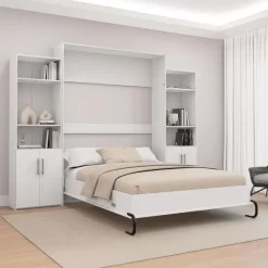 Queen Murphy Bed and Storage Units -