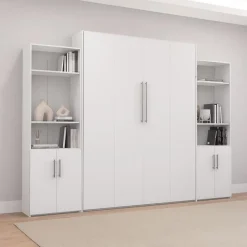 Queen Murphy Bed and Storage Units -