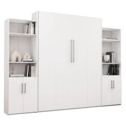 Queen Murphy Bed and Storage Units -