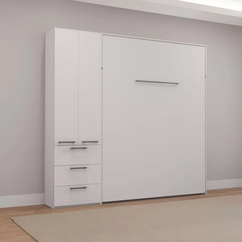 Queen Murphy Bed with Storage Unit -