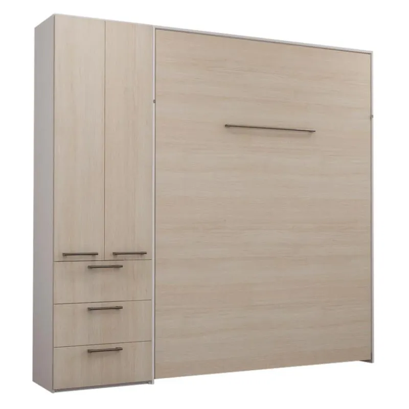 Queen Murphy Bed with Storage Unit -