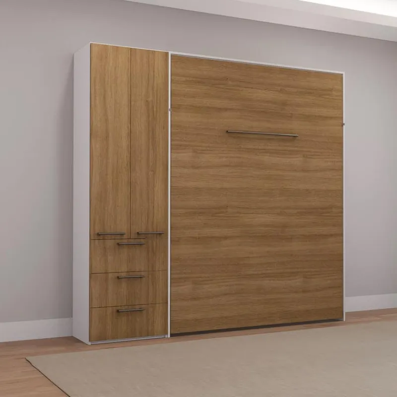 Queen Murphy Bed with Storage Unit -