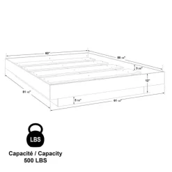 SUA-V Queen Platform Bed (60