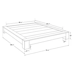SUA-V Queen Platform Bed (60")
