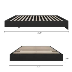 Nexera Queen Platform Bed (60'') -