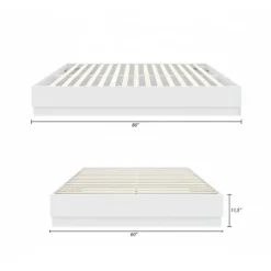 Nexera Queen Platform Bed (60") -
