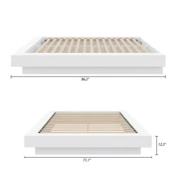 Nexera Queen Platform Bed (60") -
