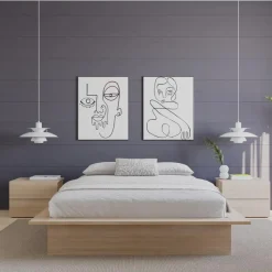Nexera Queen Platform Bed (60") -