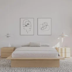 Nexera Queen Platform Bed (60