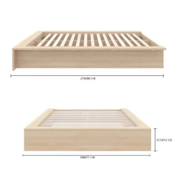 Nexera Queen Platform Bed (60") -