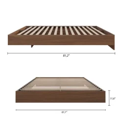 Nexera Queen Platform Bed (60'') -