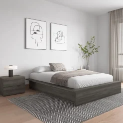 Nexera Queen Platform Bed (60") -