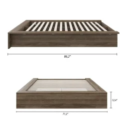 Nexera Queen Platform Bed (60
