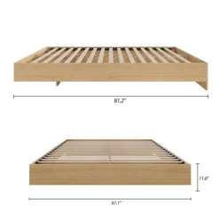 Nexera Queen Platform Bed (60'') -