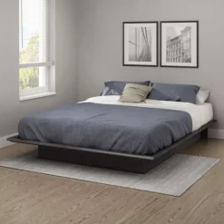 Meubles South Shore Queen Platform Bed (60'') - South Shore