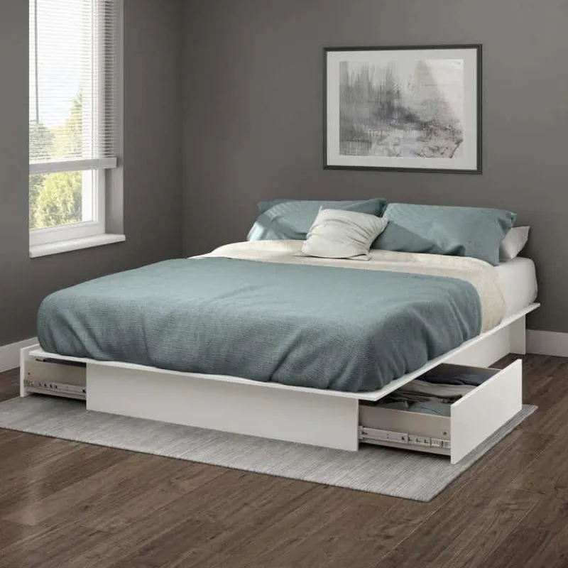 Meubles South Shore Queen Platform Bed (60'') - South Shore