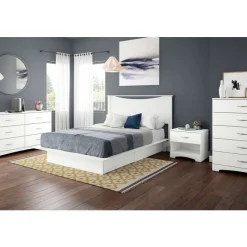 Meubles South Shore Queen Platform Bed (60'') - South Shore