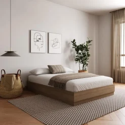 Nexera Queen Platform Bed -
