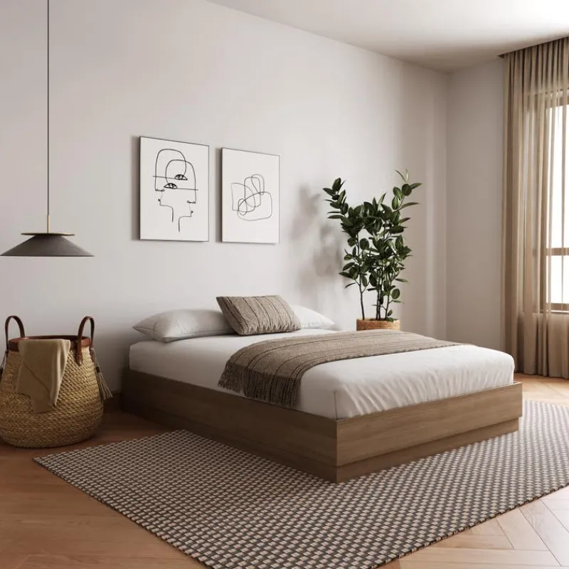 Nexera Queen Platform Bed -